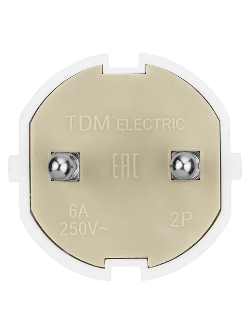 TDM Electric Вилка б з 6А 250В серии "Народная", 2 шт, 2 шт, фото 7