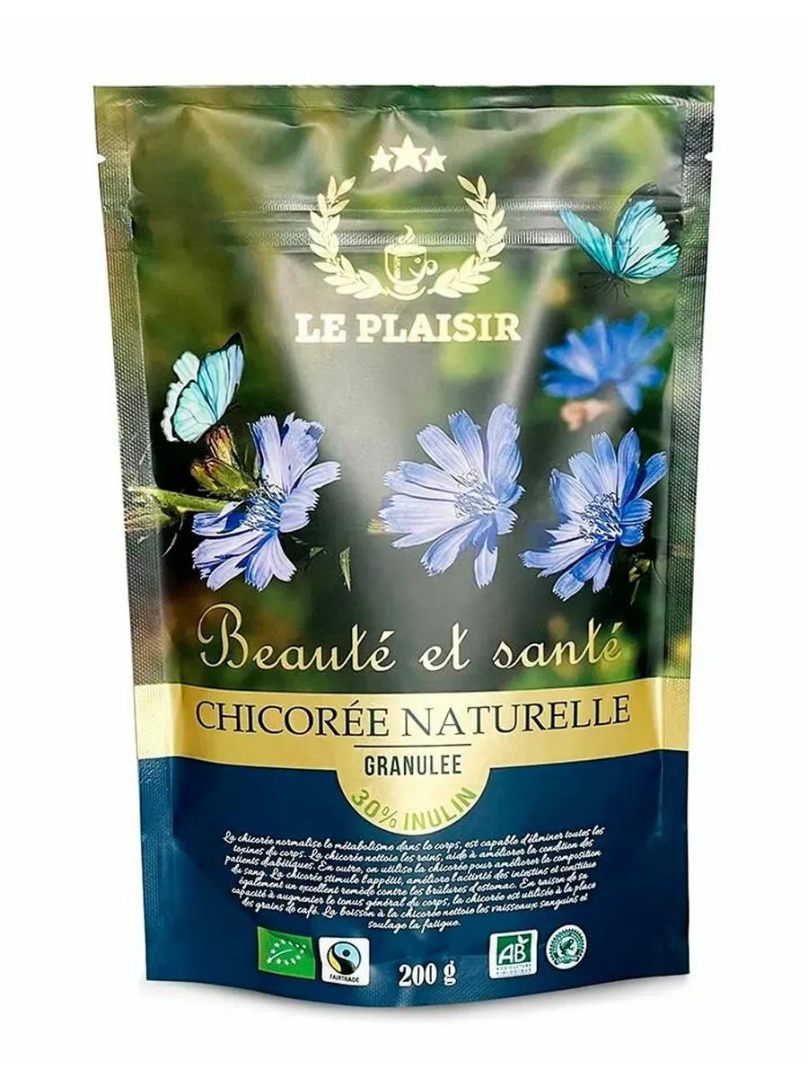 Цикорий La Plaisir, натуральный гранулированный, 200г(пакет)