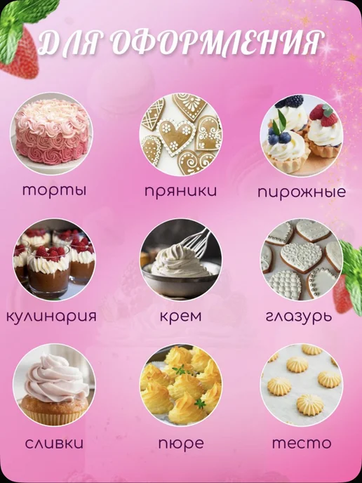 Одноразовые кондитерские мешки без насадок, вариант, фото 4