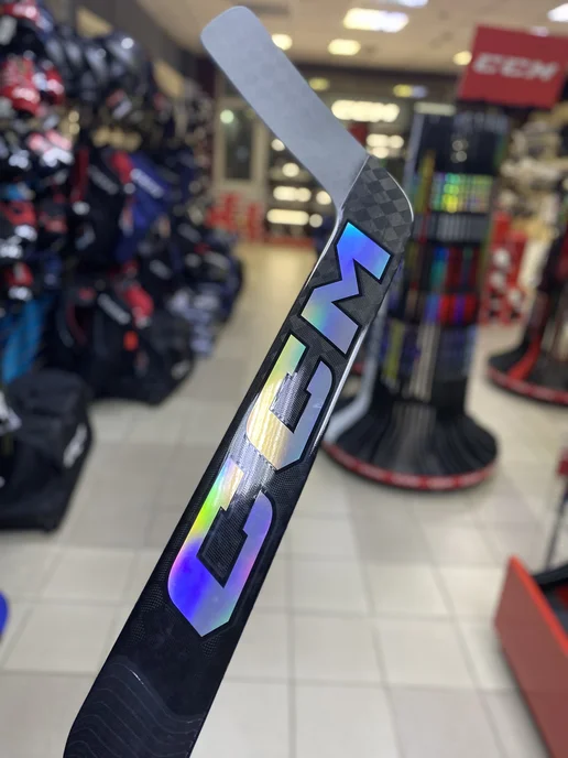 CCM Хоккейная клюшка вратарская XF Pro SR, Левый, 27, черный