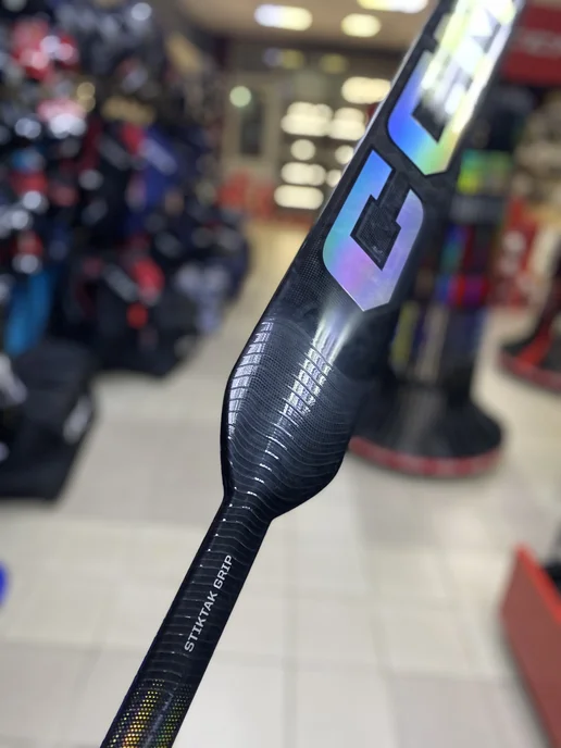 CCM Хоккейная клюшка вратарская XF Pro SR, Левый, 27, черный, фото 3