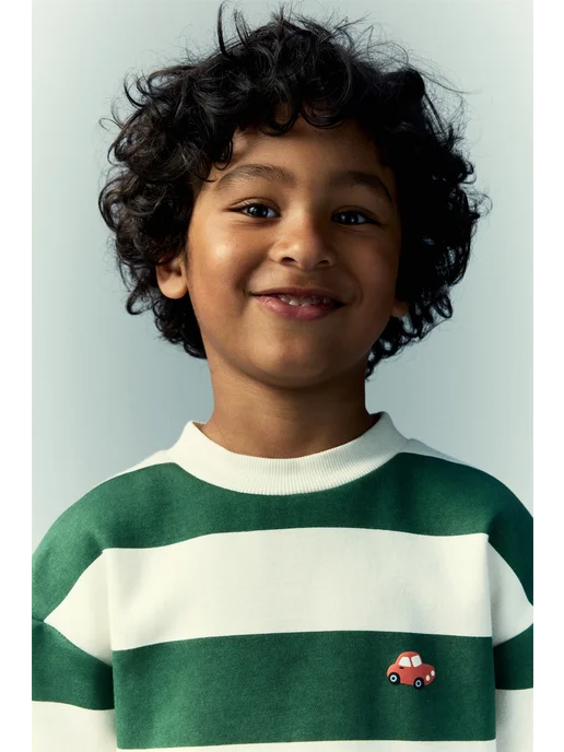 h&M kids Толстовка, белый, фото 3