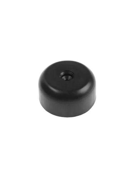 Металлист Ножка мебельная №3 d50*25мм черная пластик, 10 шт, 50x25 мм, 4 шт, фото 2