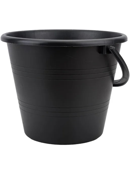 Ведро ЛЕТО 8 л, черное 6301, 8 л