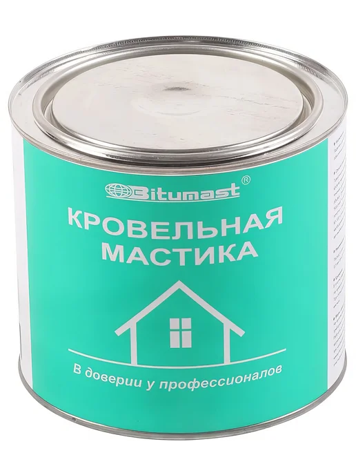 Кровельная мастика, 2 л Bitumast 4607952900042, 2 л, фото 4
