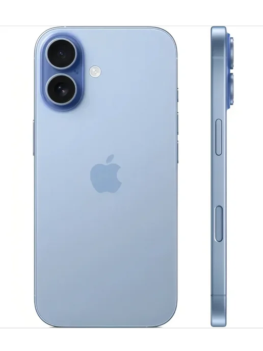 Смартфон Apple iPhone 17 128 ГБ, голубой, фото 2
