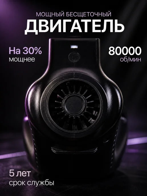 GRENYX Пылесос для автомобиля беспроводной мощный, черный, фото 2