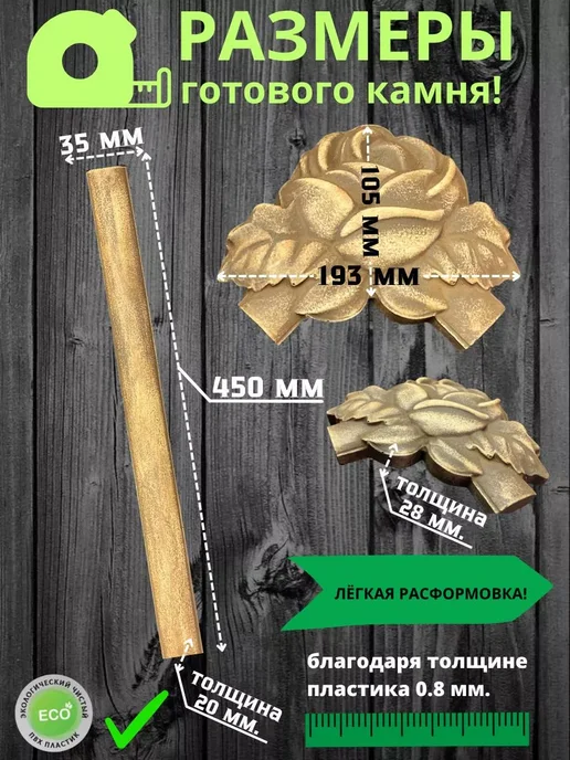 ФОРМОЛИТТИ Форма для декоративного обрамления, 2 шт, фото 2