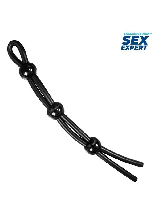 Bior toys Силиконовое лассо с тремя шариками для утяжки, черный, фото 2