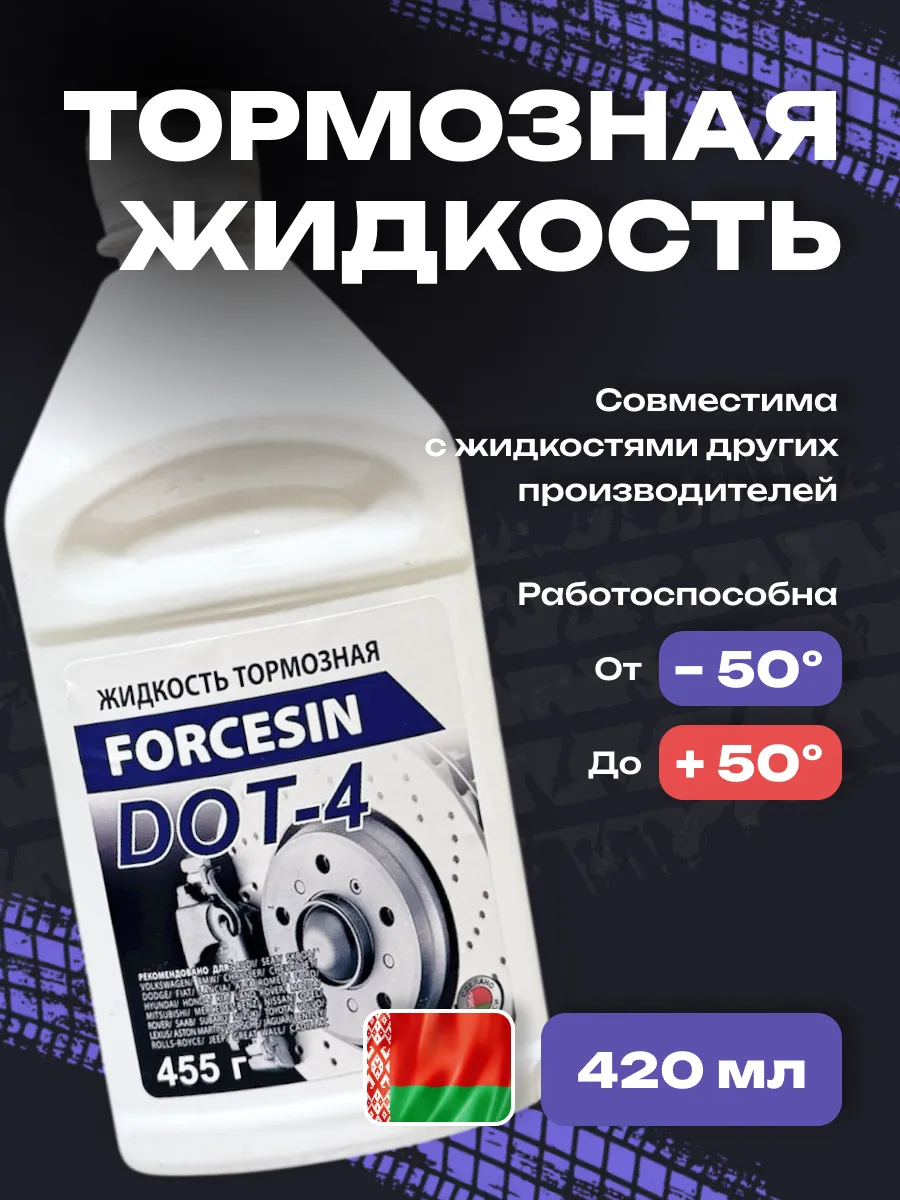 Тормозная жидкость DOT-4 0,42л