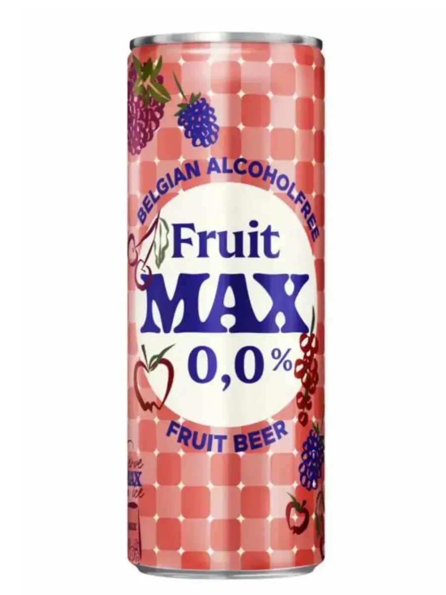 Пиво безалкогольное «Fruit MAX» 0,0% Ж Б 250 мл