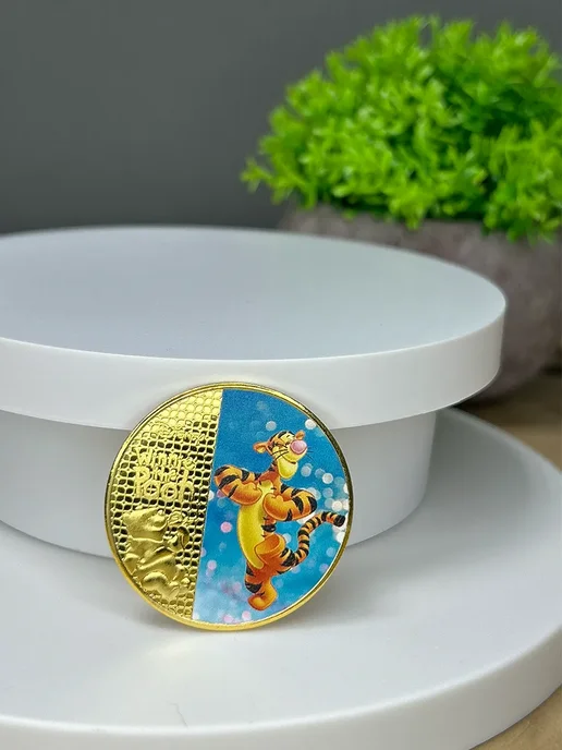 GameMerch Монета сувенирная Тигра из мультфильма Винни Пух Дисней, вариант, фото 2