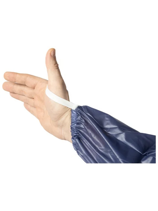 JETA SAFETY Нарукавники из ПВХ от кислот и щелочей, КЩС, синий, фото 5