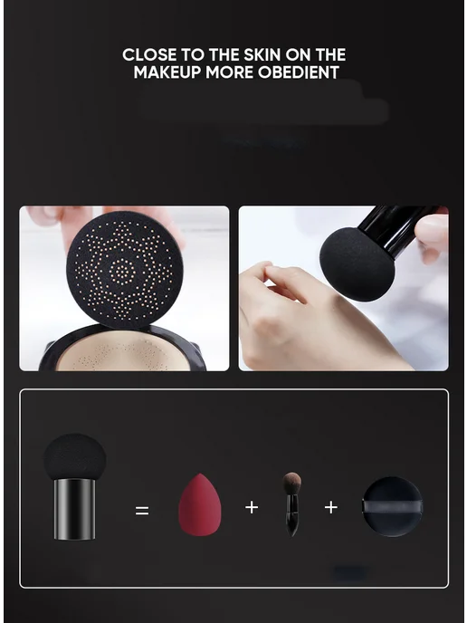 Polly Cosmetics POLLY Увлажняющий тональный крем-кушон, бежевый, фото 4