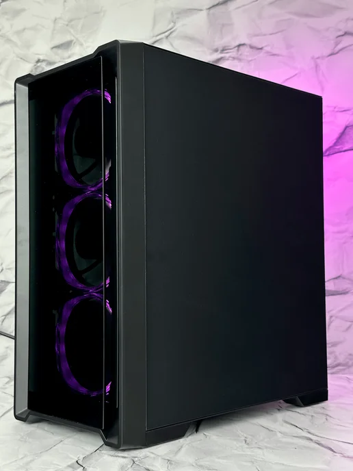 PC4Games Игровой компьютер Ryzen 7 7700, RTX5070, черный, фото 4