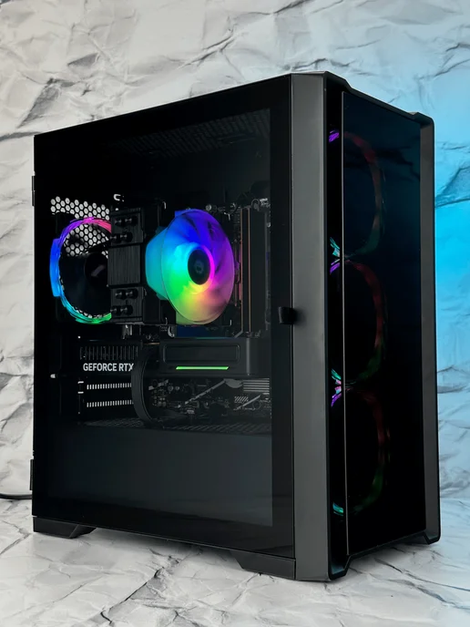 PC4Games Игровой компьютер Ryzen 5 5500, RTX5050, черный, фото 2