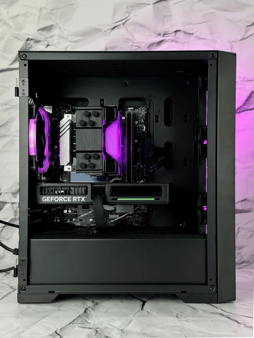 PC4Games Игровой компьютер i5-14600KF, RTX5060 Ti 16Gb, черный, фото 3