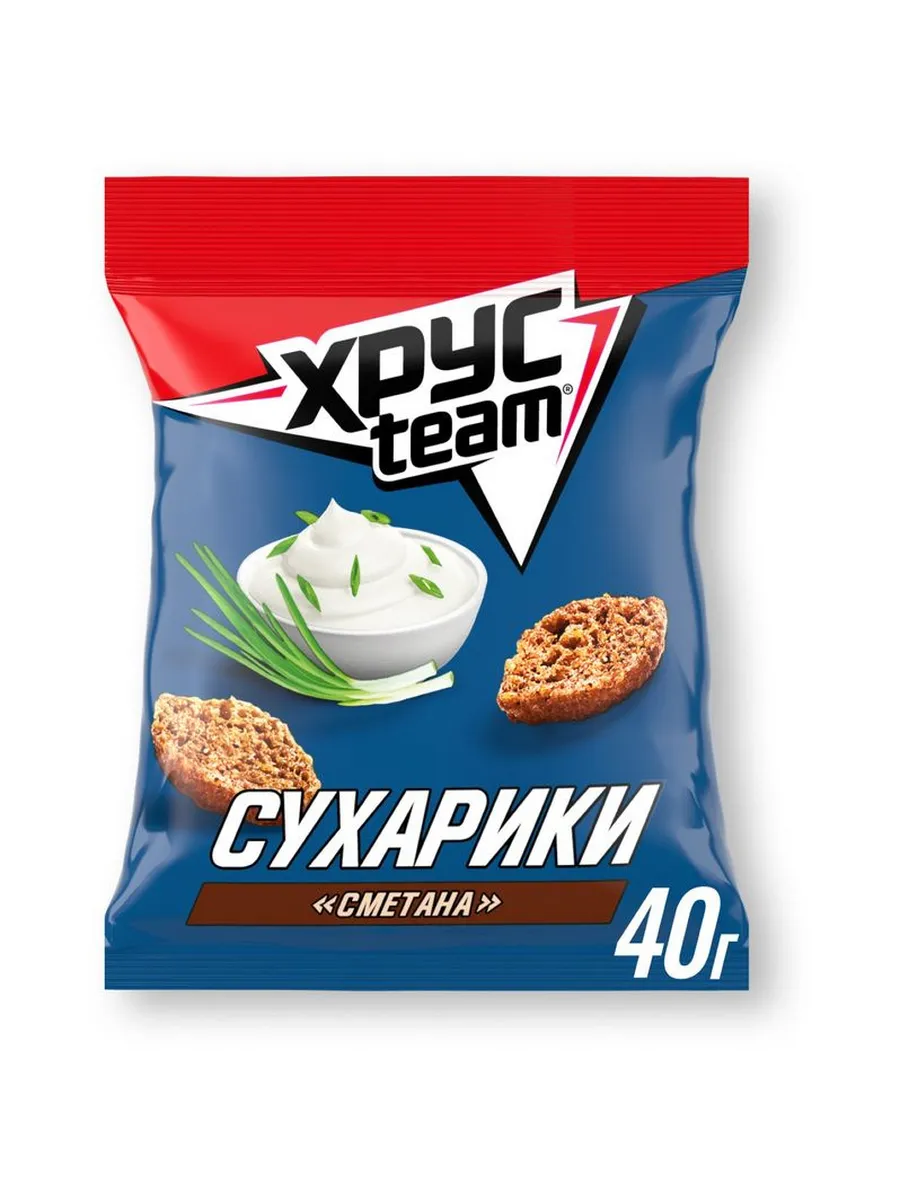 Сухарики Хрусteam Сметана, 40г