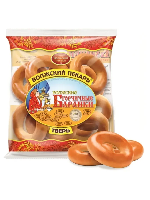 Баранки Волжский Пекарь горчичные 350г, 350 г, фото 2