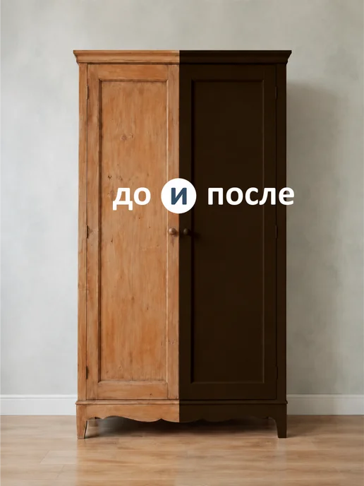 Gluck Краска акриловая De'Art для мебели и декора, темный венге, коричневый, фото 3