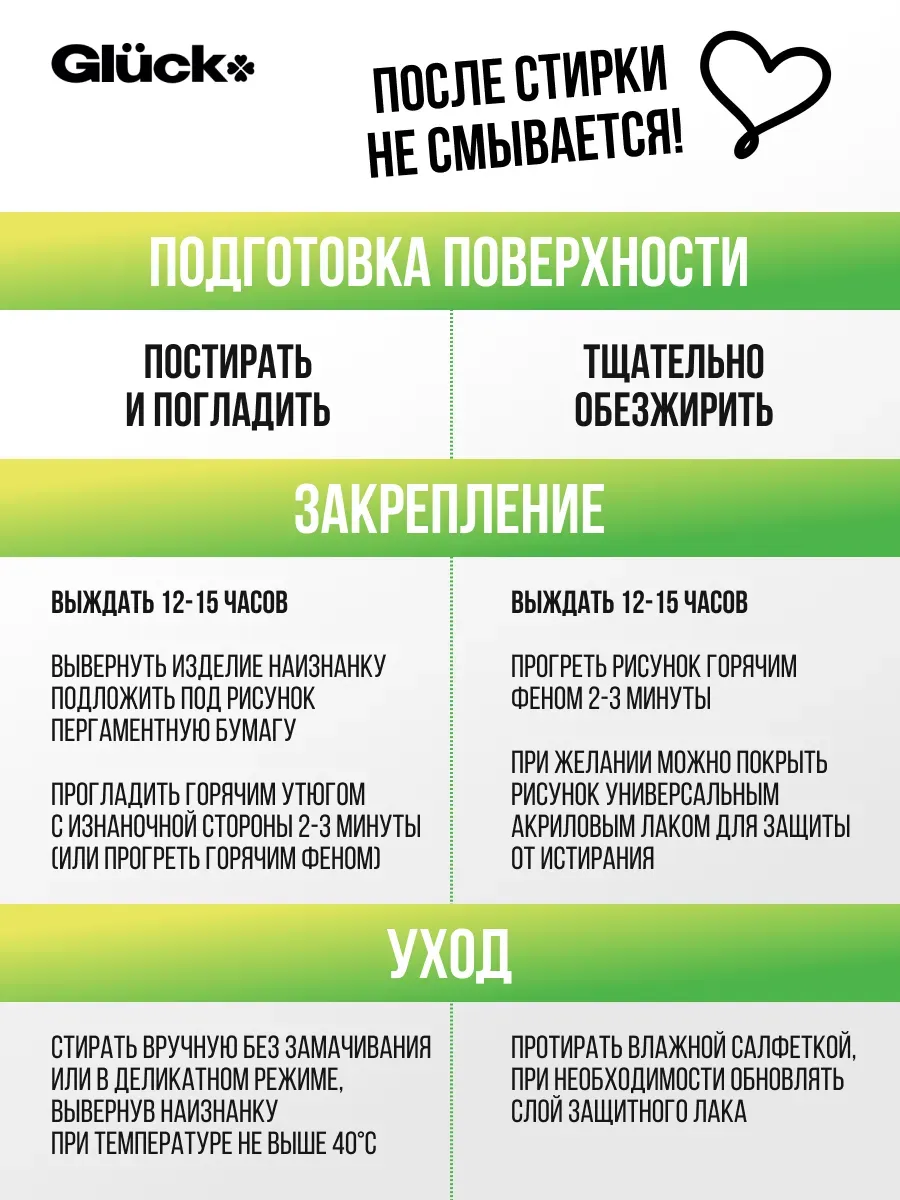 Краска для ткани черная 120гр фото 4