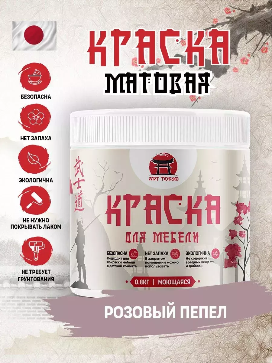 Краска для мебели матовая без запаха