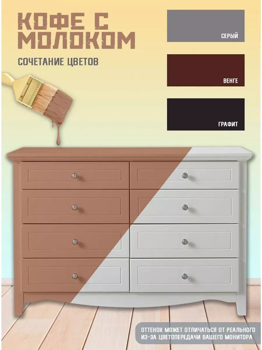 Краска для мебели и декора,кофе с молоком фото 2