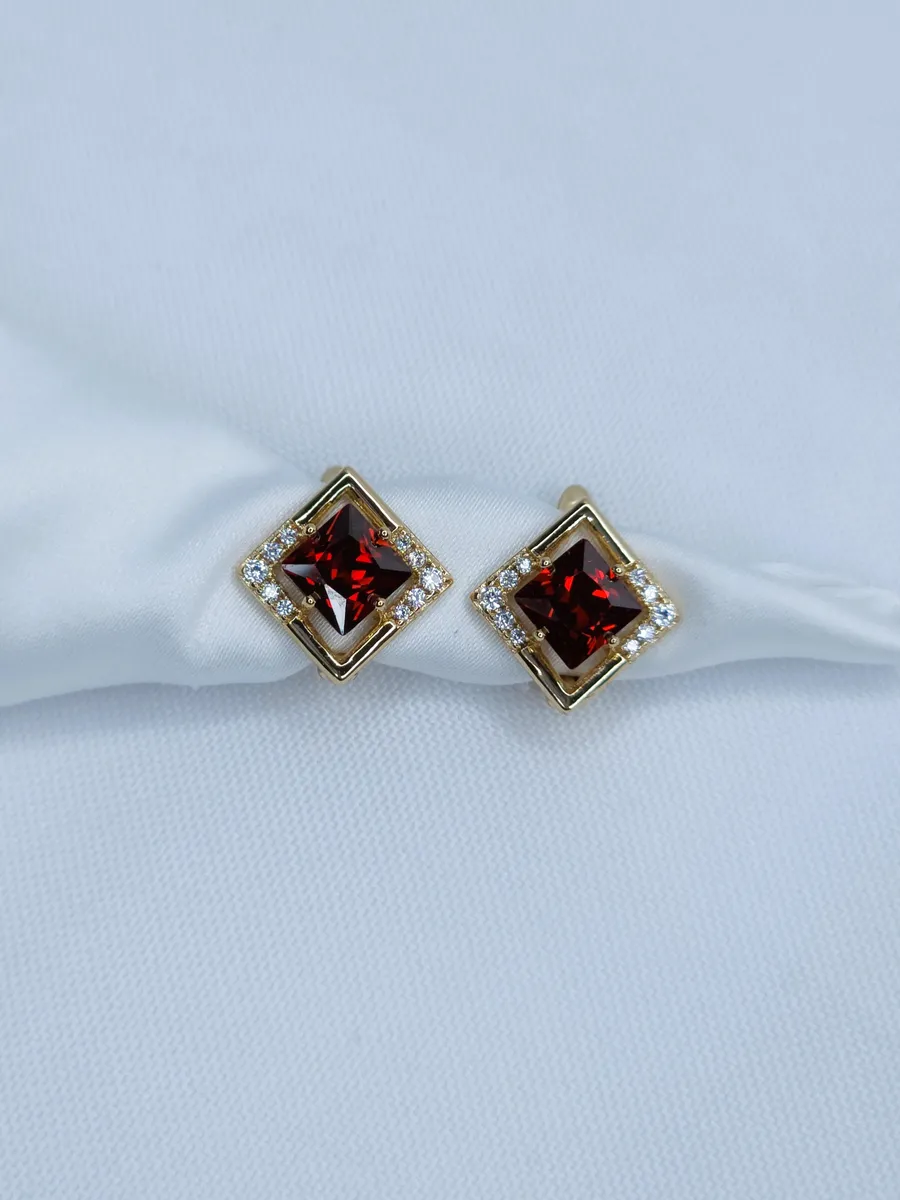 Серьги классические, повседневные на каждый день 1,4 см.