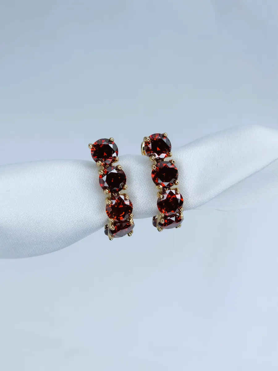 Серьги классические, повседневные на каждый день 1,7 см.