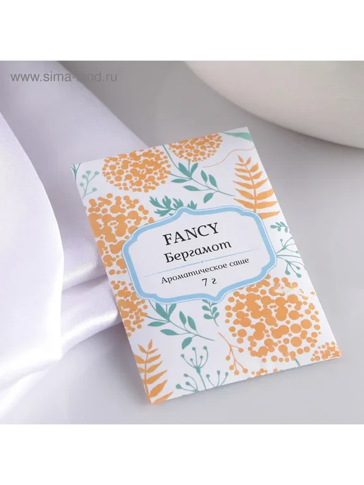 Мир обилия Саше ароматическое Fancy бергамот вес 7 г размер 7х10.5 см, 7x10.5 см, 7 г