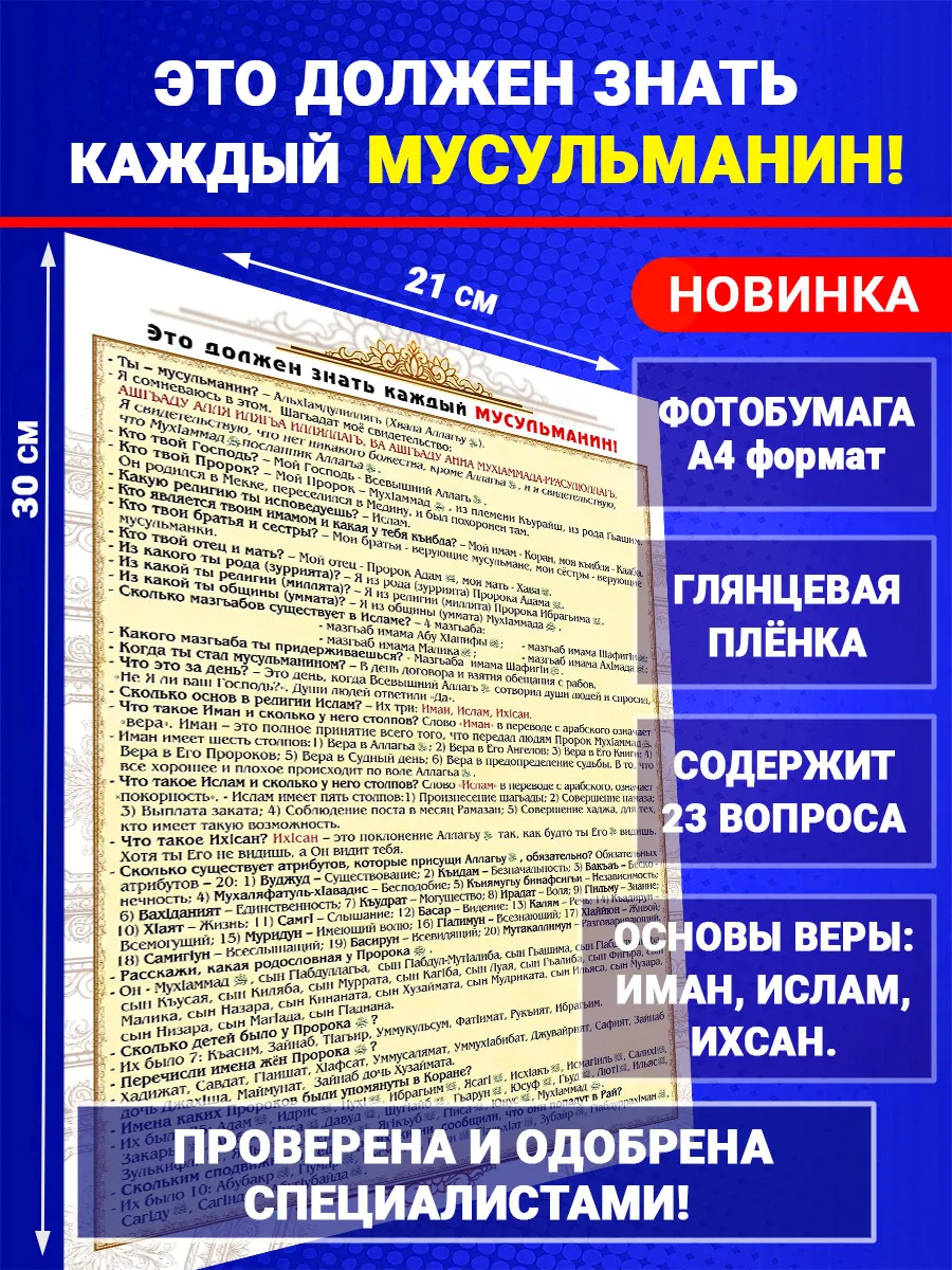 Это должен знать каждый Мусульманин!